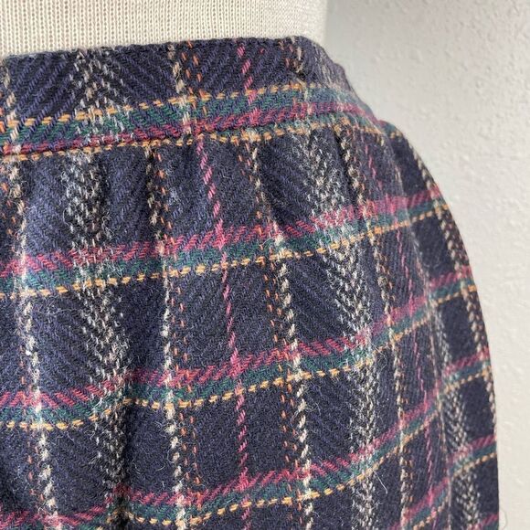 Alfred Dunner Plaid Tartan Wool Skirt Size 10 EUC - Picture 3 of 9